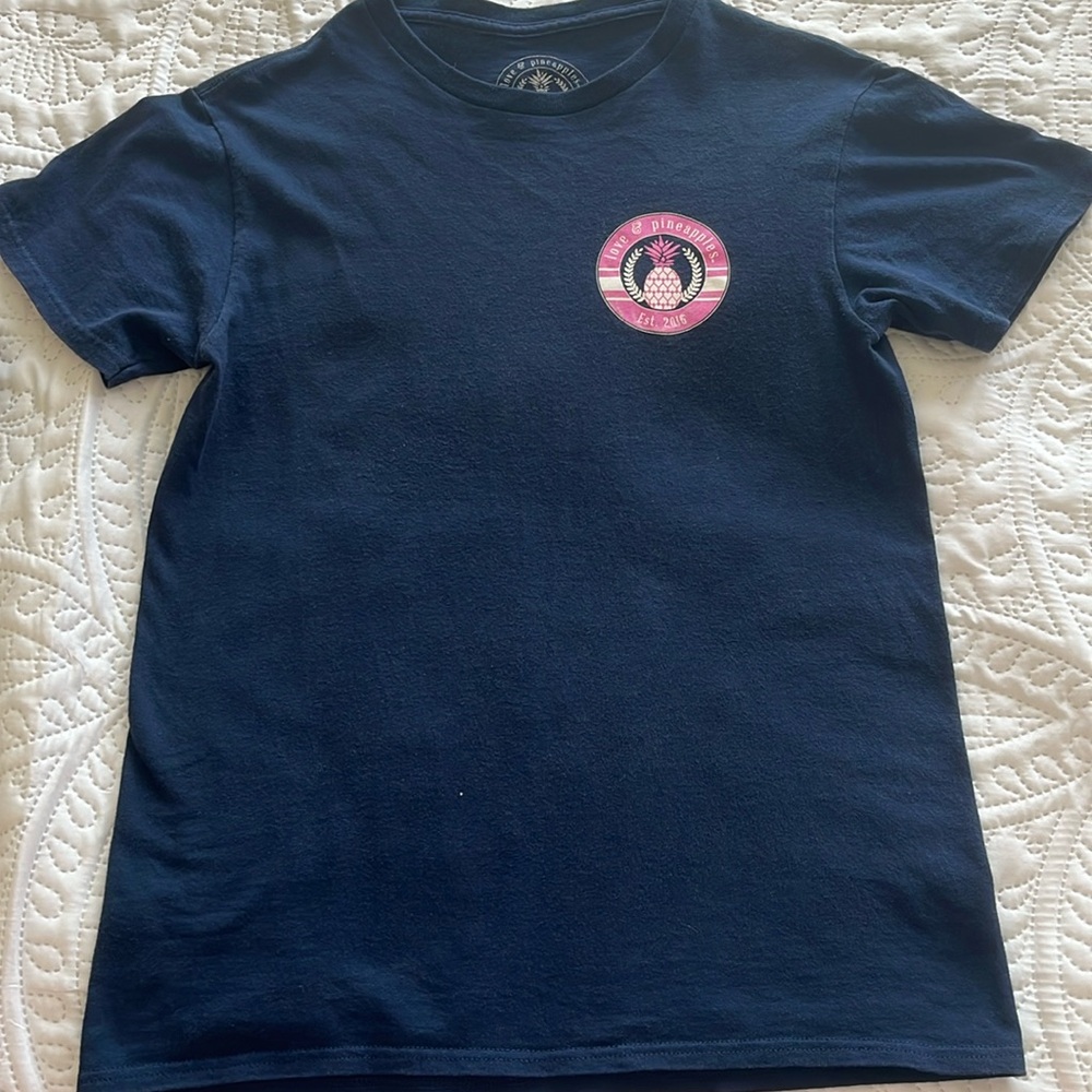 Texas the friendly state navy t shirt